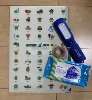 ご来場記念品は便利グッズ