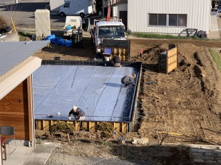 田山建設事務所新築・基礎工事