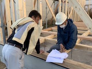 今日の田山建設事務所新築工事