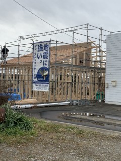 田山建設事務所新築工事・1月15日の様子