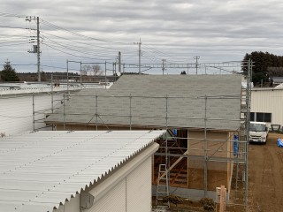 田山建設事務所新築工事・床工事