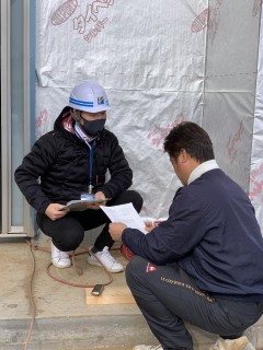 田山建設事務所新築工事・これ絶対暖かいでしょ！