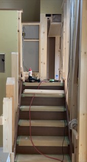 田山建設事務所新築工事・2/11日の現場