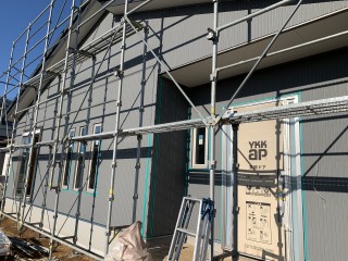 田山建設事務所新築工事・2/20の様子