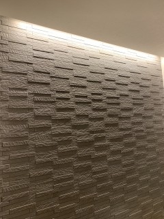 電気がつくとホッとするね。