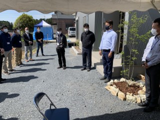 田山建設事務所完成見学会1日目