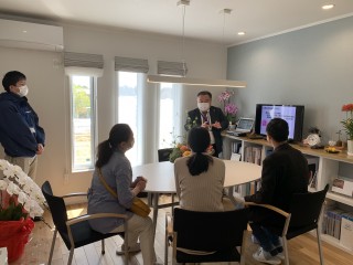 田山建設事務完成見学会2日目