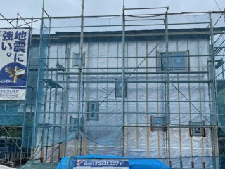 新築現場の様子