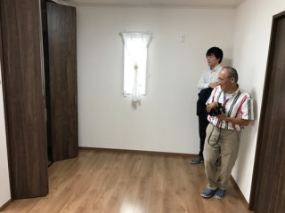 地震に強い家の撮影