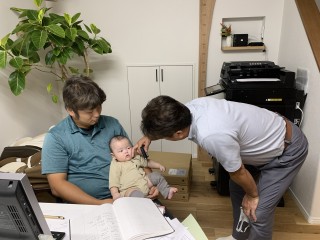 じいじとパパと僕