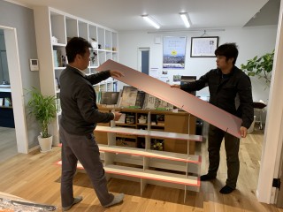 射的の台が完成しました