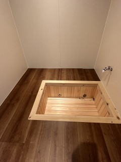 足湯が完成しました！