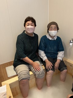 足湯へのご来場ありがとうございました