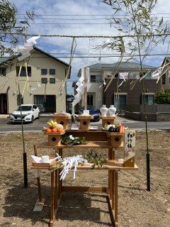 地鎮祭を執り行いました