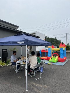 アウトドアでお打ち合わせ