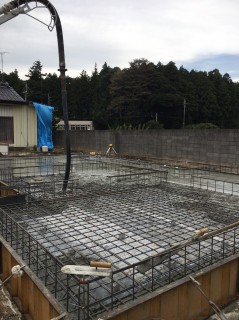 地震に強い家づくり　10/3日の様子