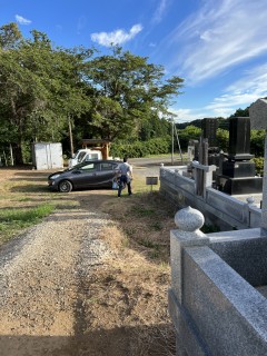 お墓掃除