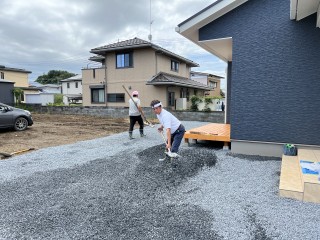 家族みんなで作業した日