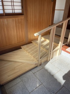 段差解消しました