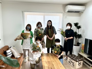 たやまるしぇ・スワッグつくり