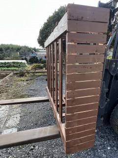 ウッドデッキの下を活用できるやつ作った