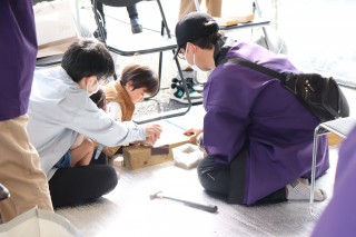 感謝祭・廃材利用木工教室