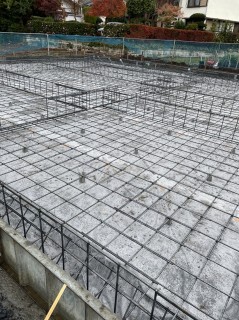 水戸市大塚町の基礎工事