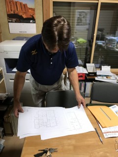 地震に強い家づくり10/24日の様子