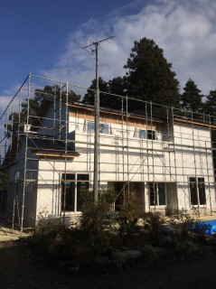 地震に強い家づくり10/26日の様子