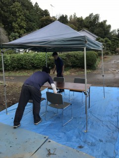 地震に強い家づくり10/27日の様子