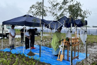 雨の地鎮祭でわかったこと