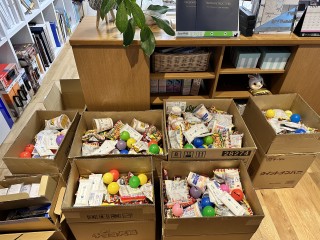 もち撒きの準備OK