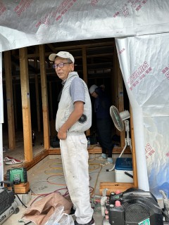 田山建設の大工さん