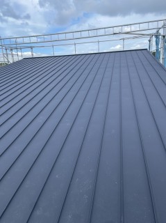 鉾田市の家、屋根工事完了！