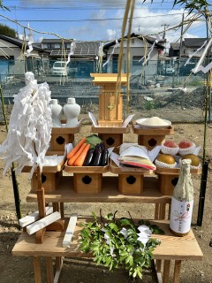 地鎮祭のダブルヘッダー