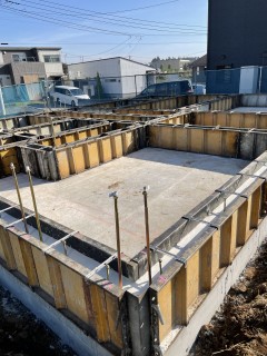 小美玉市羽鳥の地震に強い家・基礎工事