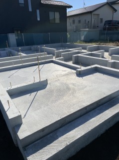 小美玉市羽鳥の家・基礎工事