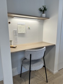 田山建設モデルハウス ・リビングスタディコーナー