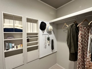 田山建設モデルハウス ・ウォークインクローゼット