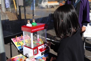 田山建設お客様感謝祭：ユーフォ―キャッチャー