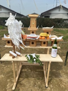 石岡市で地鎮祭