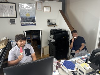 暑い日にはアイス