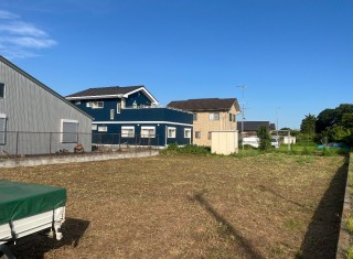 除草作業終了からの地縄貼り