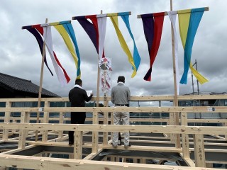 小美玉市Y様邸　餅まきイベント