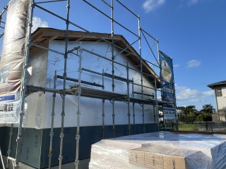 小美玉市Y様邸新築工事　遮熱透湿防水シート