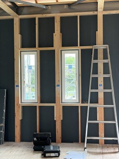 小美玉市Y様邸新築工事 サッシ工事