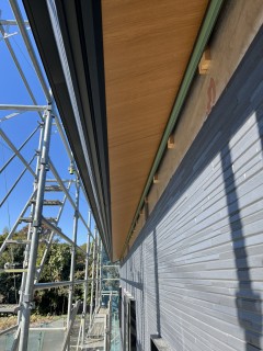 小美玉市Y様邸新築工事　外壁・軒天