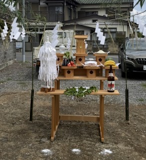 笠間市N様邸地鎮祭