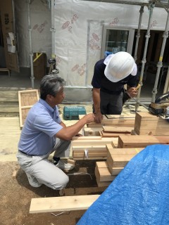 構造見学会2日目