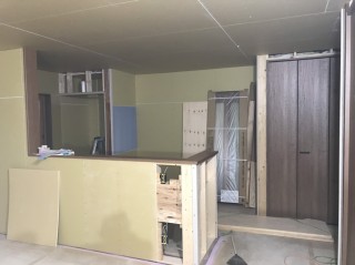 地震に強い家・現場の様子（石岡市T様邸）